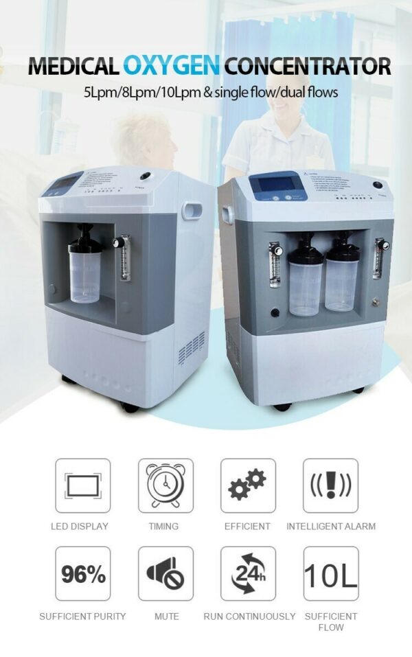 CONCENTRADOR DE OXIGENO ALTO FLUJO PARA CASA 10L OFERTA - Image 3