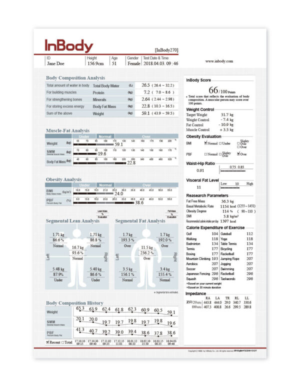 INBODY 270 ANALIZADOR DE COMPOCICION CORPORAL PROFESIONAL - Image 5