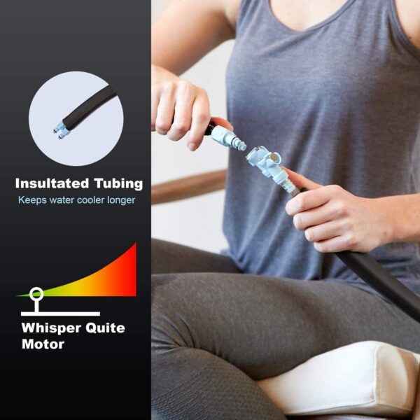 SISTEMA DE TERAPIA CRIOTERAPIA CALOR FRIO CON ALMOHADILLA UNIVERSAL PARA RODILLA, CODO, HOMBRO, DOLOR DE ESPALDA, DOLORES, HINCHAZÓN, ESGUINCE, LESIONES - Image 3